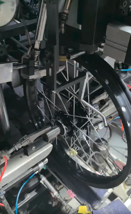 Auto Wheel Truing Machine for Bicycles and Motorcycles