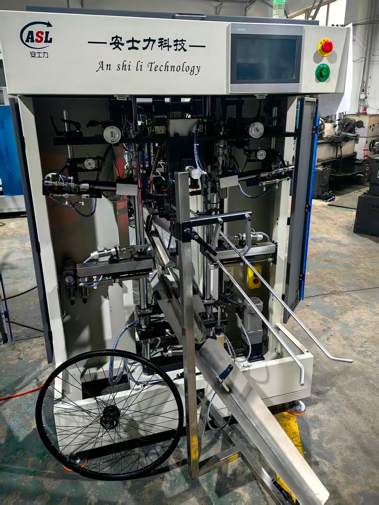 ASL Auto Wheel Truing Machine for Bicycle and EBike